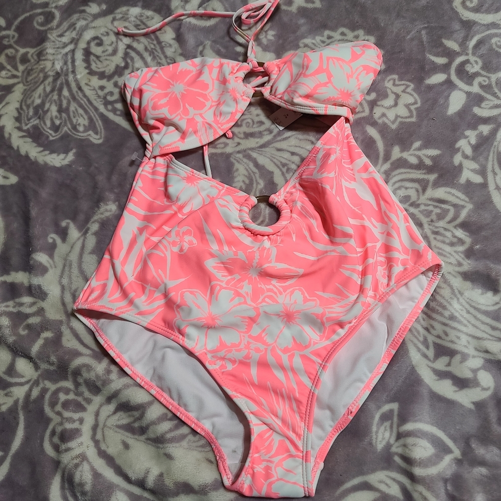 Pink swimsuit